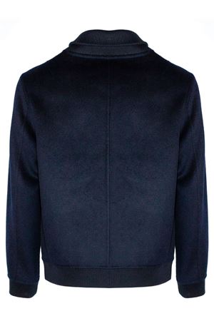 Blue wool and cashmere jacket MAURO GRIFONI | GV16113731582